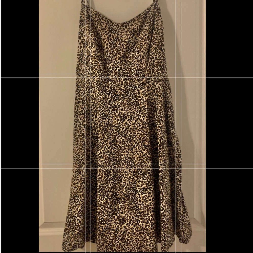 Animal print sun dress